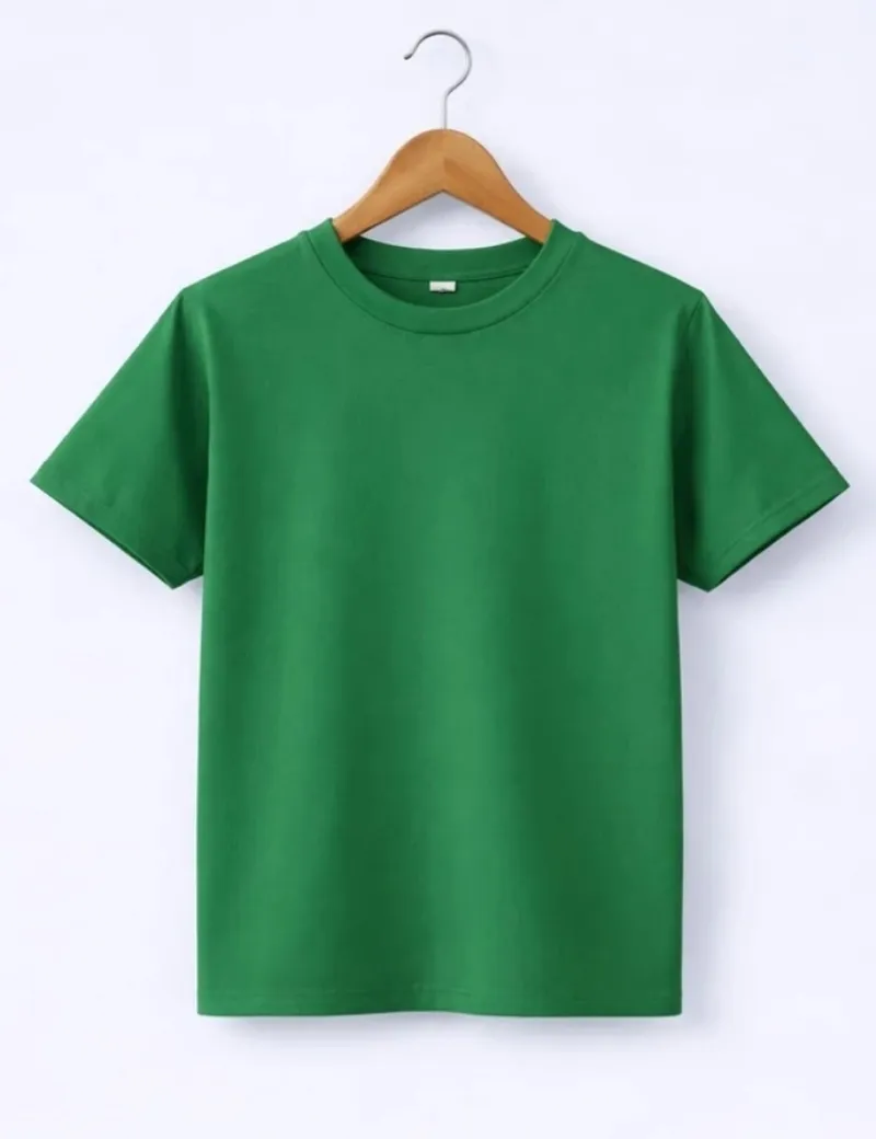 Cotton Blend Brown T-Shirt