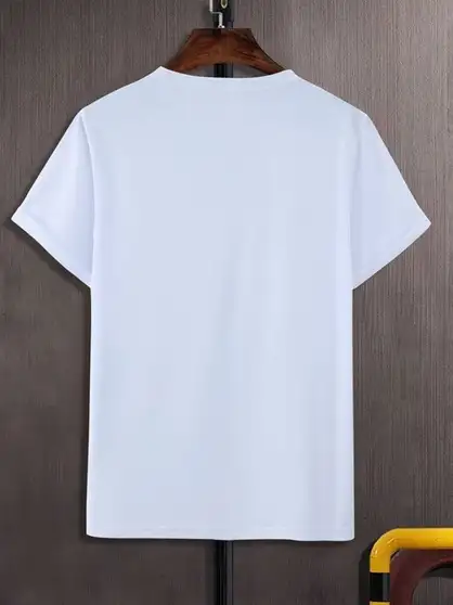 Cotton Blend Brown T-Shirt